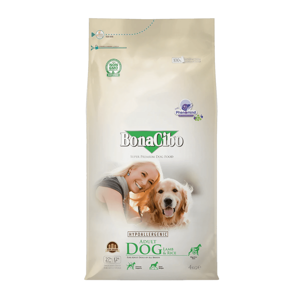 Bonacibo Dog Food Lamb And Rice