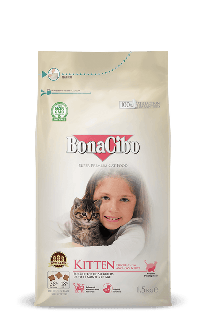 Bonacibo Kitten Food - 1.5 Kg (Made in Turkey)