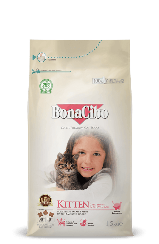 Bonacibo Kitten Food - 1.5 Kg (Made in Turkey)