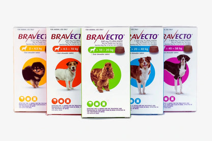 Bravecto Chewable Dewroming Tablets for Dogs (01 Tablet)