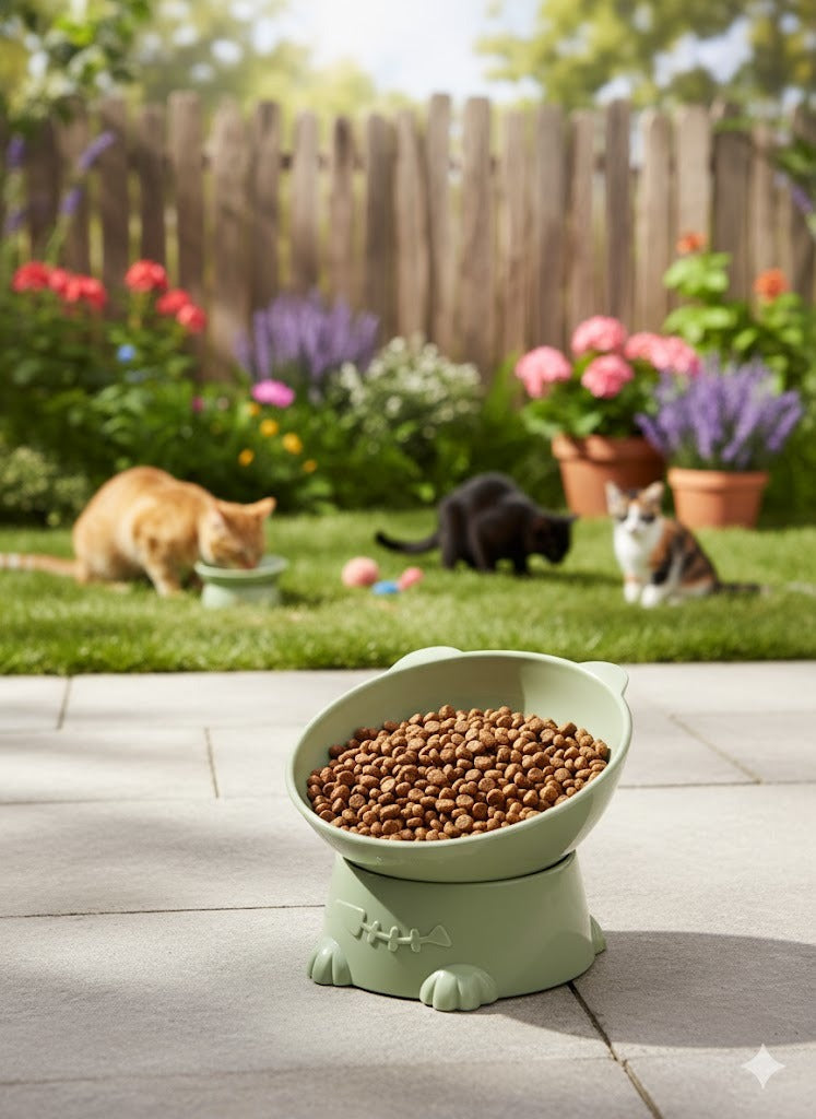 BunnyBee Deep Bowl for Kittens & Cats