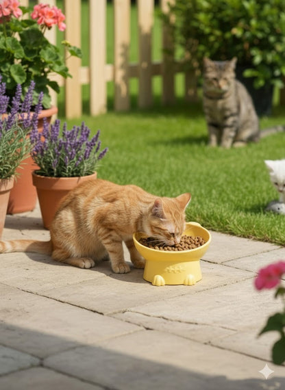 BunnyBee Deep Bowl for Kittens & Cats