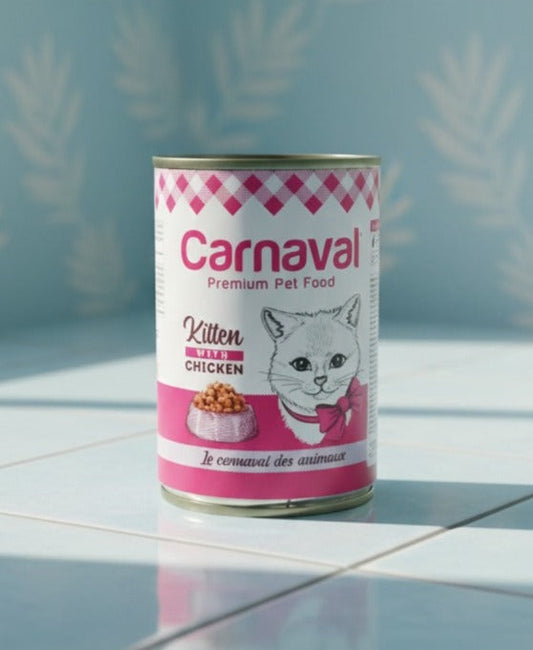 Carnaval Kitten Wet Food Tin - Chicken 400Grams