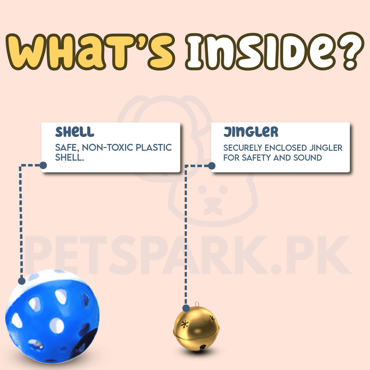 Cat Ball Jingle Balls * 1 -- Cat Toy