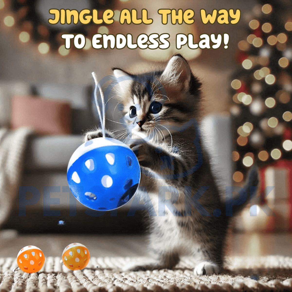 Cat Ball Jingle Balls * 1 -- Cat Toy