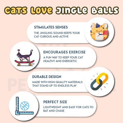 Cat Ball Jingle Balls * 1 -- Cat Toy