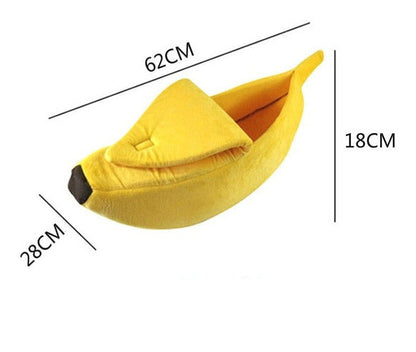 Cat Banana Bed and House Extra Large