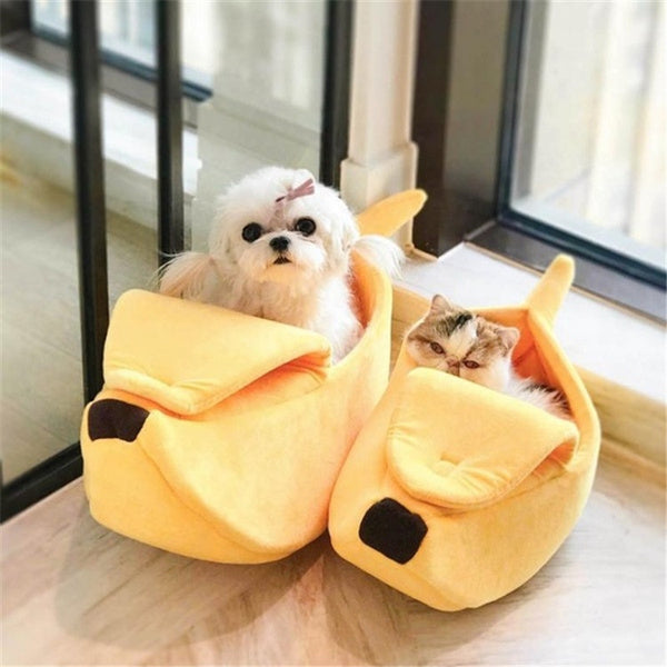 Cat Banana Bed and House Extra Large