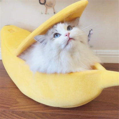 Cat Banana Bed and House Extra Large