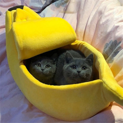 Cat Banana Bed and House Extra Large