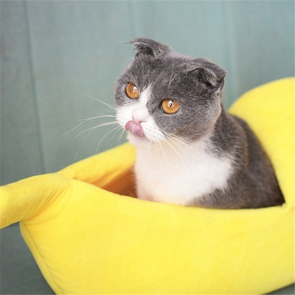 Cat Banana Bed and House Extra Large