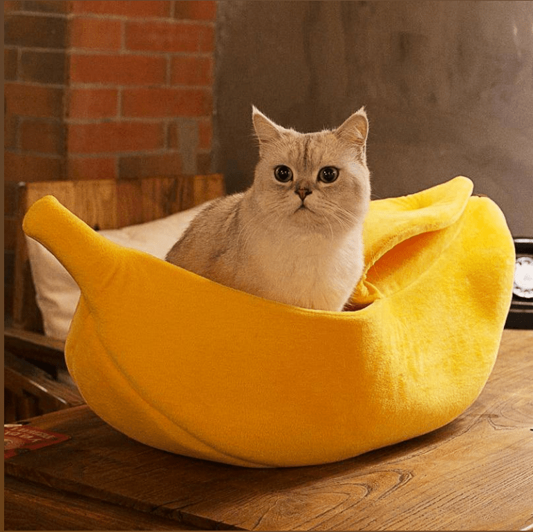 Cat Banana Bed and House Extra Large