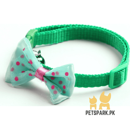 Cat Bow Collars with Bell Adjustable For Cats