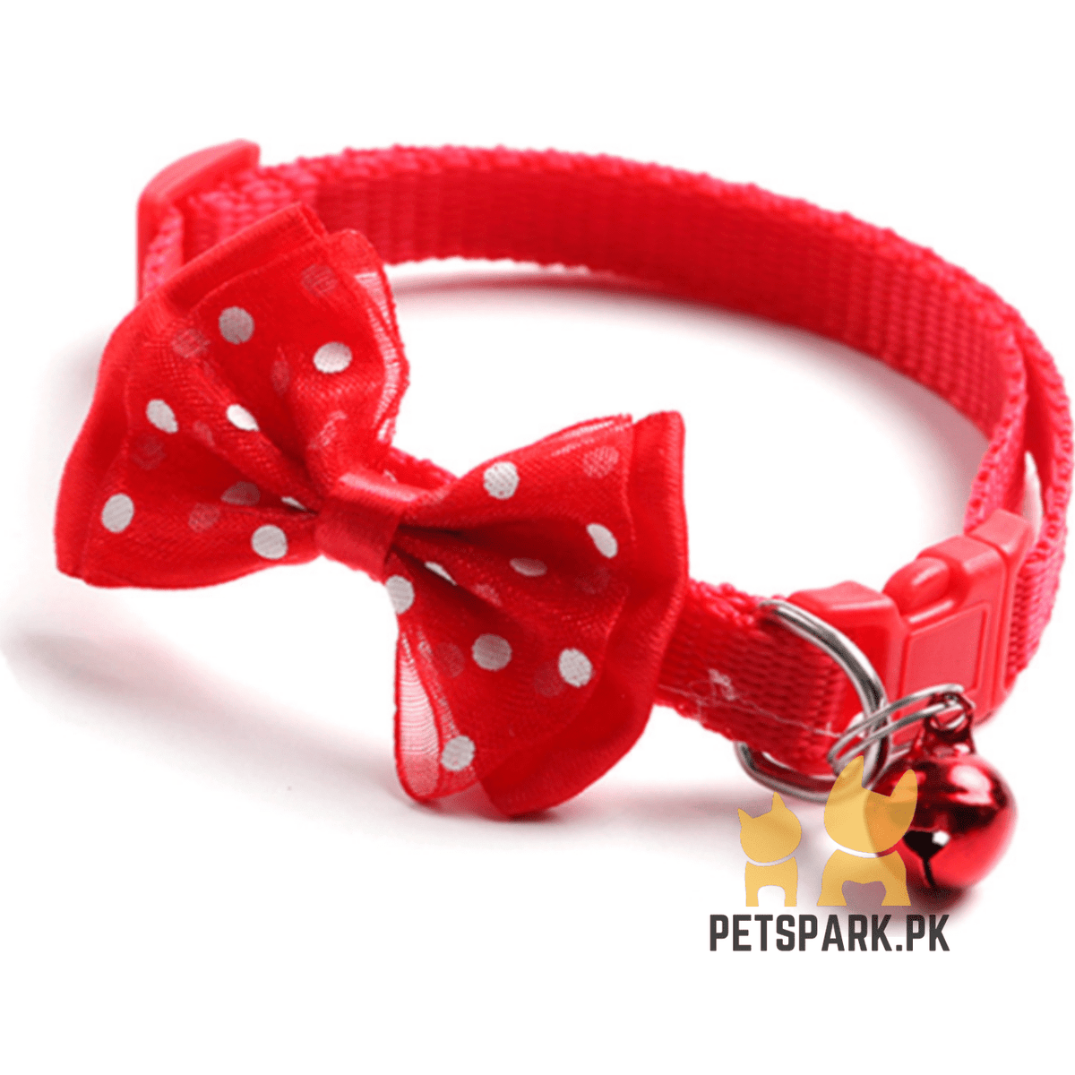 Cat Bow Collars with Bell Adjustable For Cats