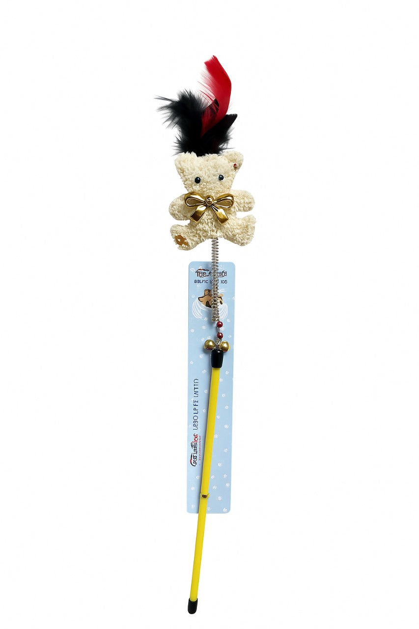 Cat Colourful Playing Stick