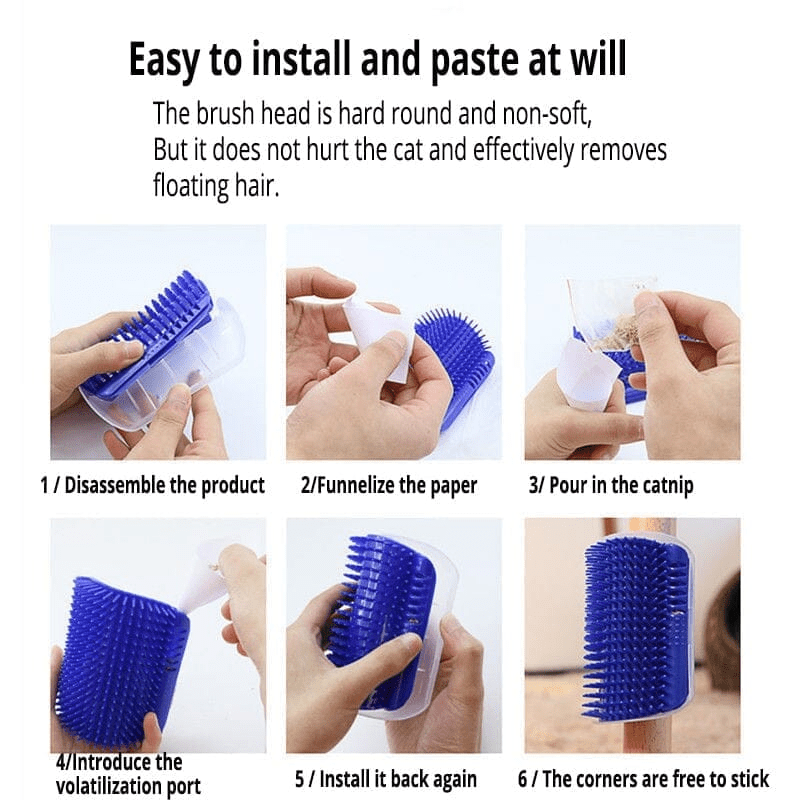 Cat Corner Scratcher With Catnip