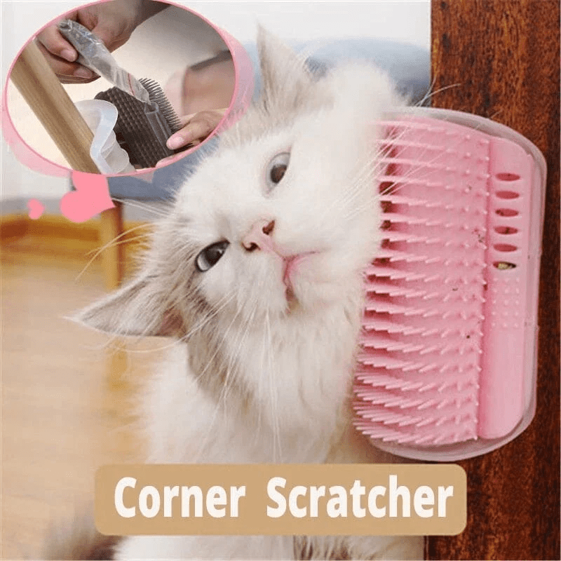 Cat Corner Scratcher With Catnip