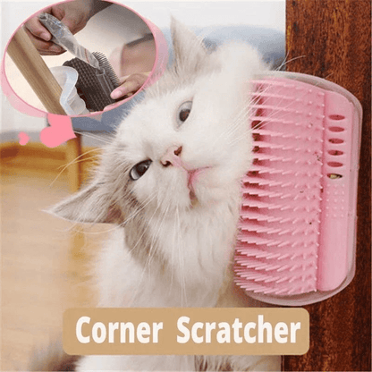 Cat Corner Scratcher With Catnip