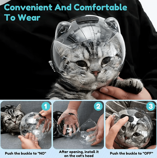 Cat Face Mask For Grooming Large (6.30 x 5.12)