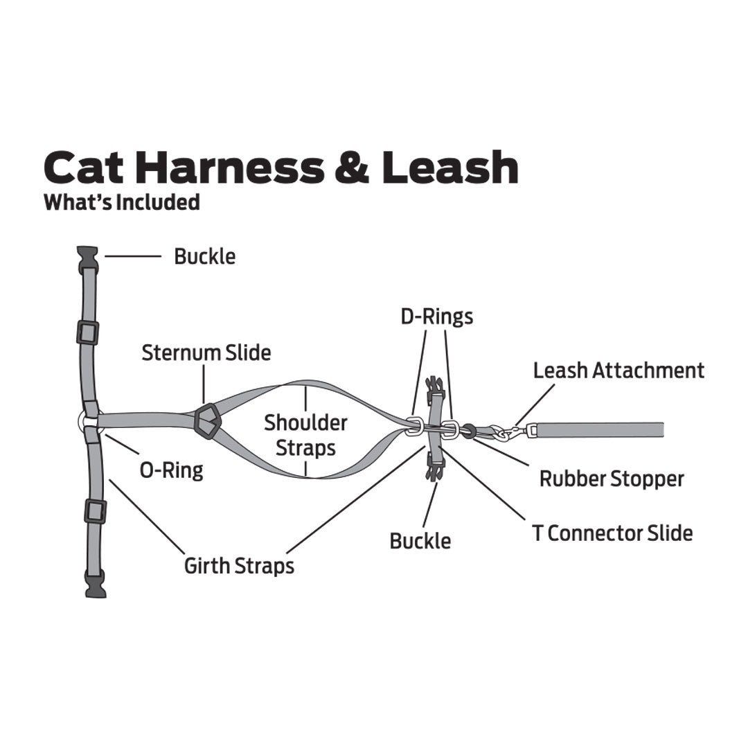 Cat Harness Cat Leash for Outdoor Cat Walk