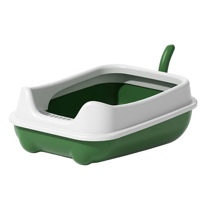 Cat Litter Box for Indoor Cats with Rim