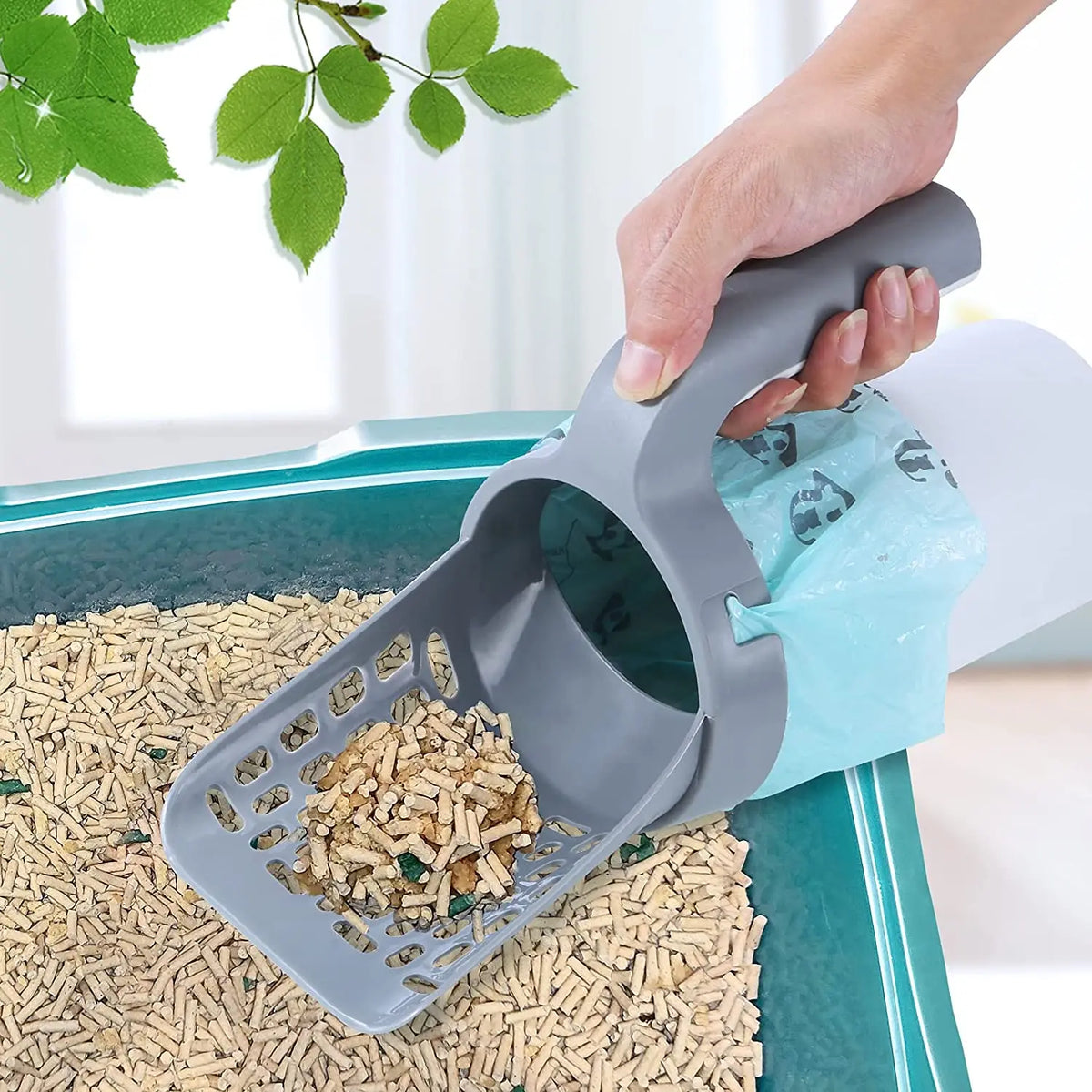 Cat Litter Scooper with Free Roll