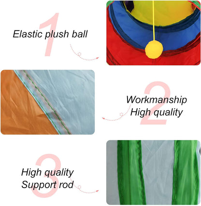 Cat Long Tunnel Toy with Ball for All Ages