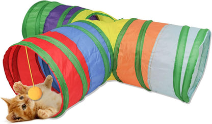 Cat Long Tunnel Toy with Ball for All Ages