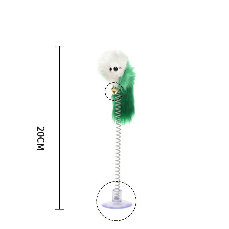 Cat Suction Spring Toy (01 Piece)