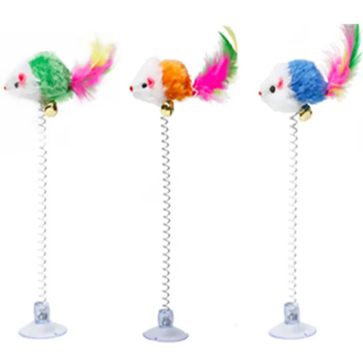 Cat Suction Spring Toy (01 Piece)