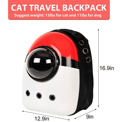 Cat Travel Backpack Colorful