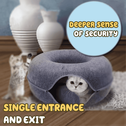 Cat Tunnel Bed for Indoor Cats Extra Large