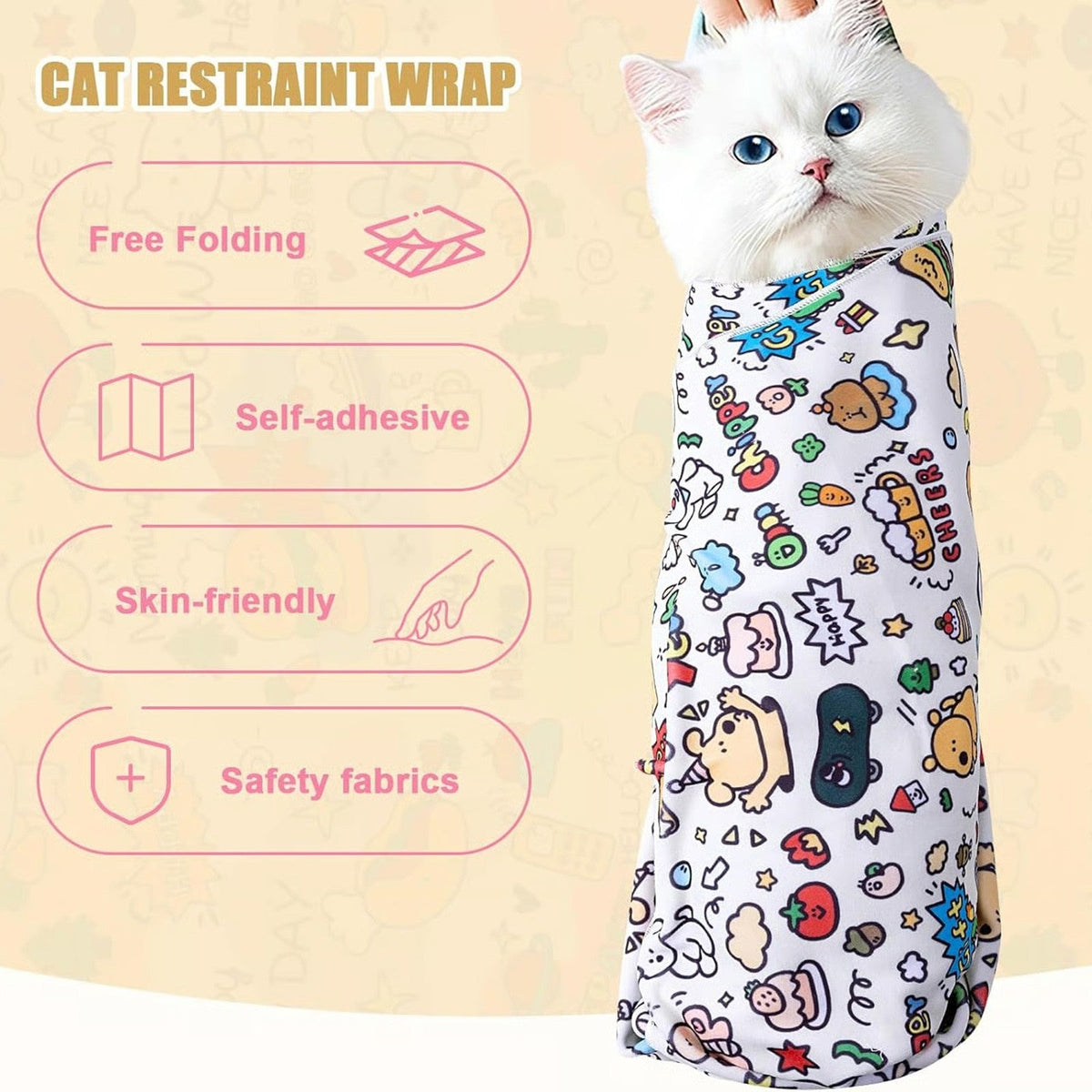 Cat Wrap for Grooming