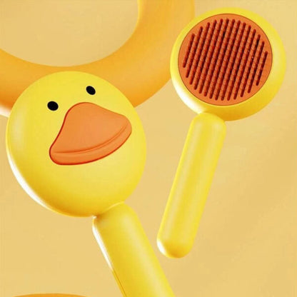 Cute Cartoon Pet Grooming & Massage Brush