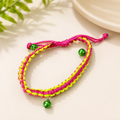 Braided Bell Cat Collar