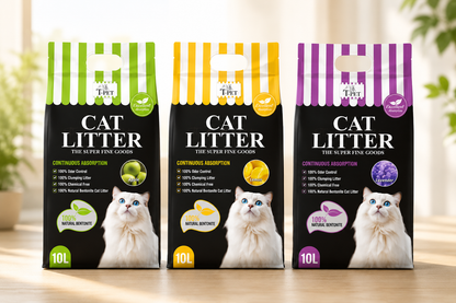 Imported T-Pet Bentonite Cat Litter