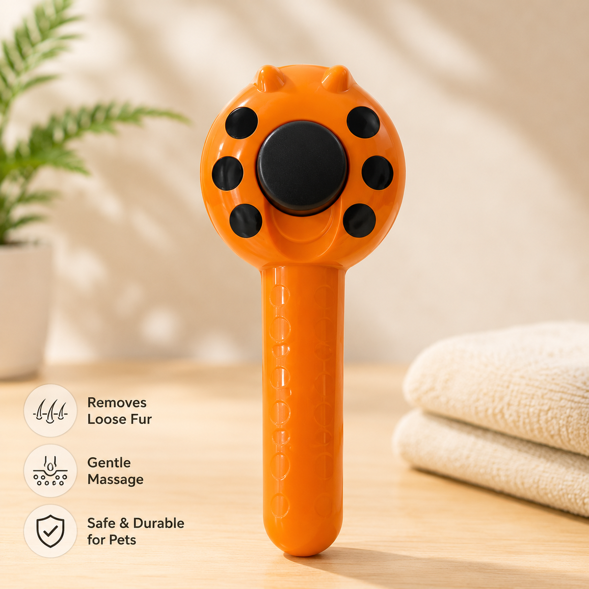 Clandis Self Cleaning Button Brush