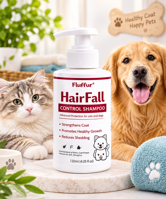 Fluffur HairFall Control Shampoo for Cats & Dogs - 120m