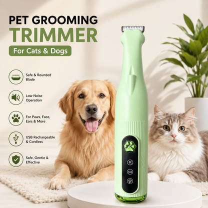 Rechargeable Low Noise Pet Grooming Trimmer For Dogs & Cats