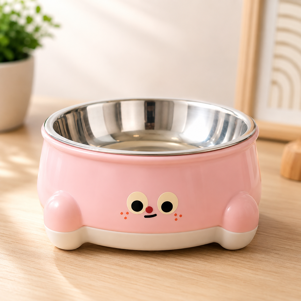 Happy Feet Stainless Steel Pet Bowl