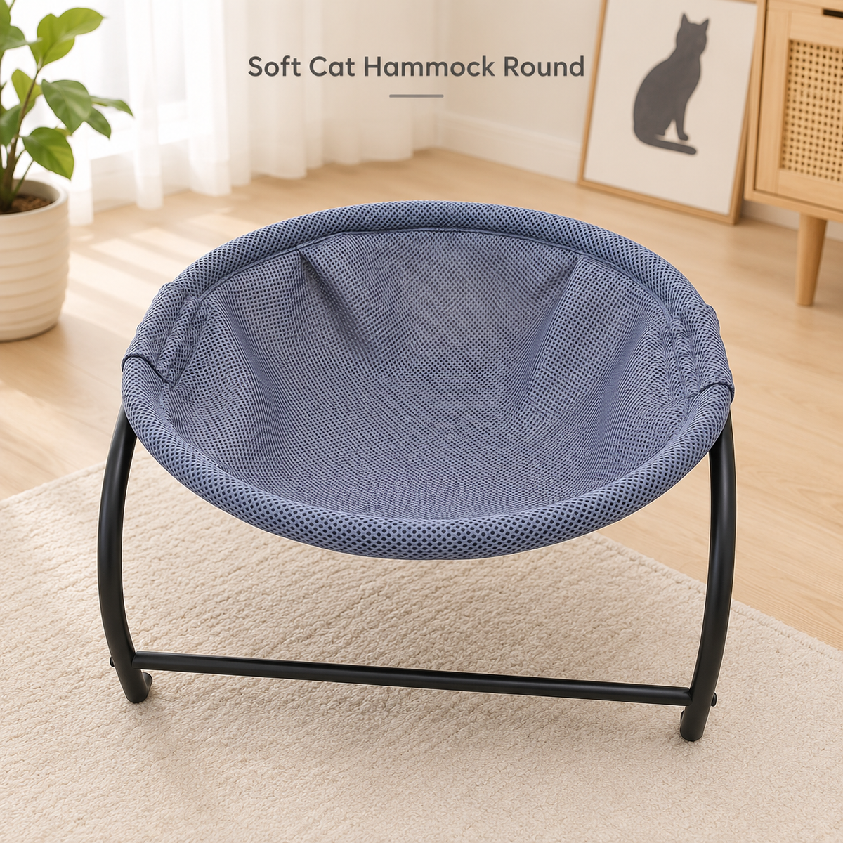Soft Cat Hammock Round