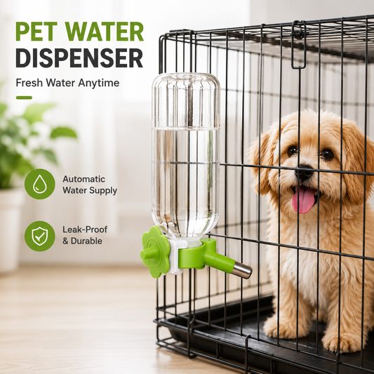 Pet Water Bottle Feeder for Cat Dog Rabbit Hamster - Without Bottle
