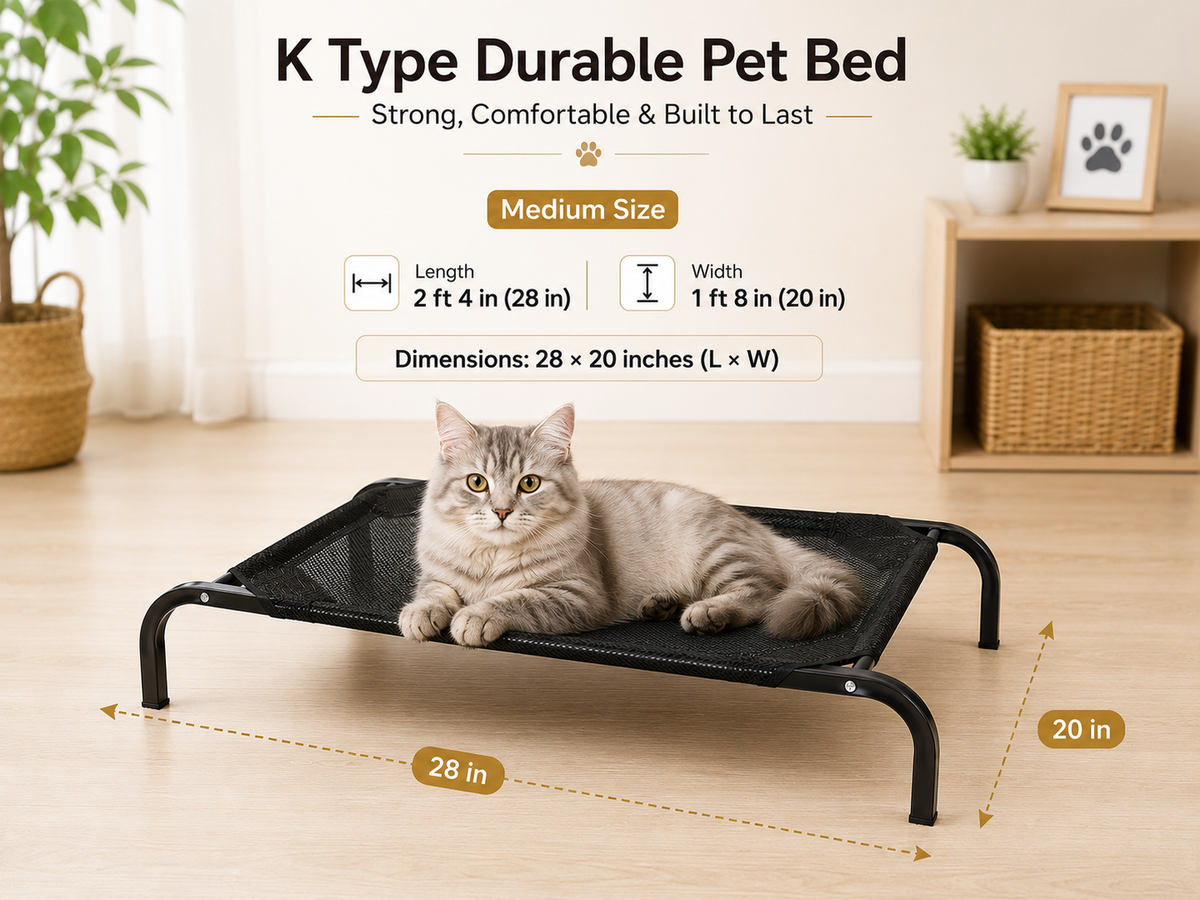 K Type Durable Pet Bed