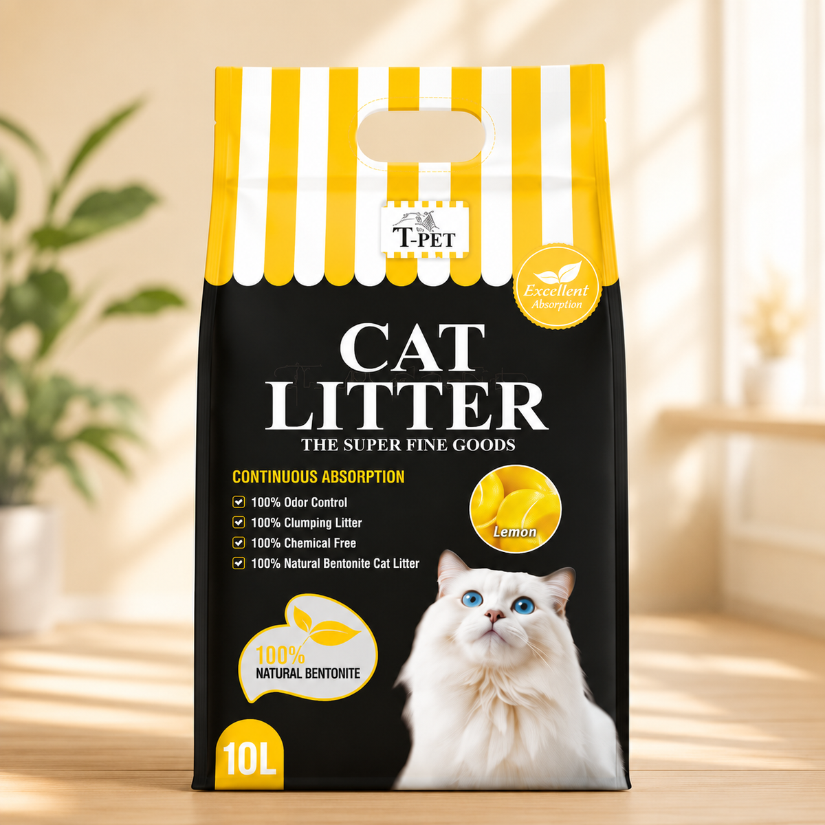 Imported T-Pet Bentonite Cat Litter