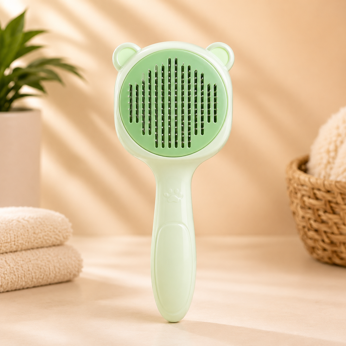 PetZilla Self Cleaing Button Brush