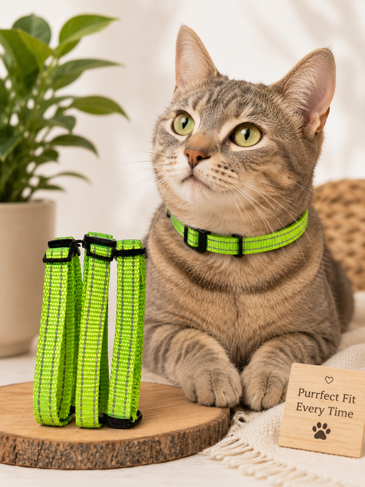 Neon Color Cat Collar