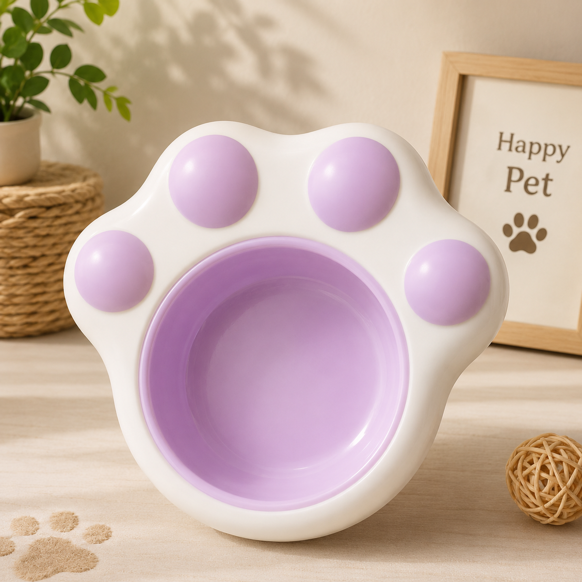 Paw Shaped Pet Feeding Bowl