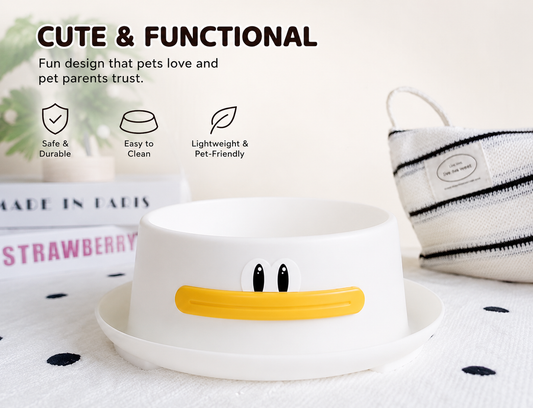 New Double-Layer Cartoon Cat Bowl