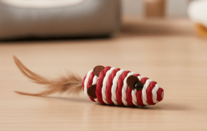 Colorful Rope Sisal Mouse Toy