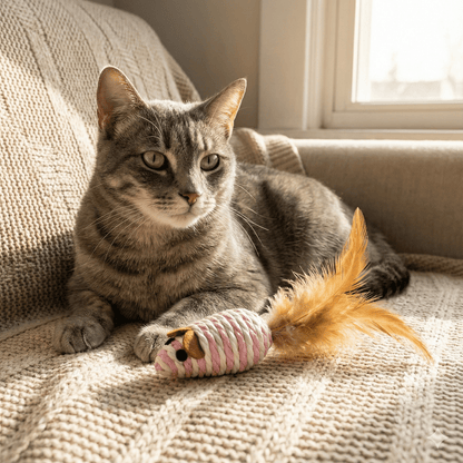Colorful Rope Sisal Mouse Toy